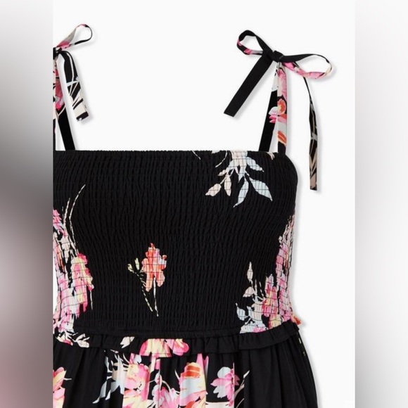 NWOT Torrid beautiful midi bodice fit & flare challis dress - Picture 4 of 12